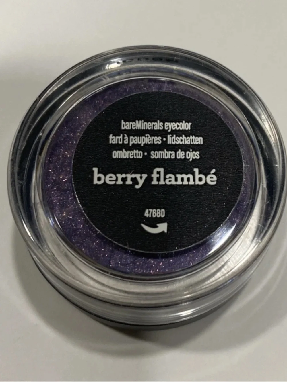 HTF Bare Minerals Berry Flambé Eyeshadow Rare .28g Bare Escentuals Berry Flambe